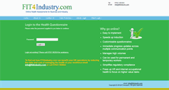 Desktop Screenshot of fit4industry.com