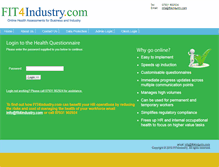 Tablet Screenshot of fit4industry.com